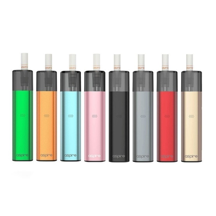 Aspire Vilter Pod Mod çeşitleri: Yeşil, Turuncu, Mavi, Pembe, Siyah, Gri, Kırmızı, Altın.