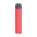 Kırmızı Uwell Popreel N1 Pod Mod elektronik sigara, elmas desenli gövde.
