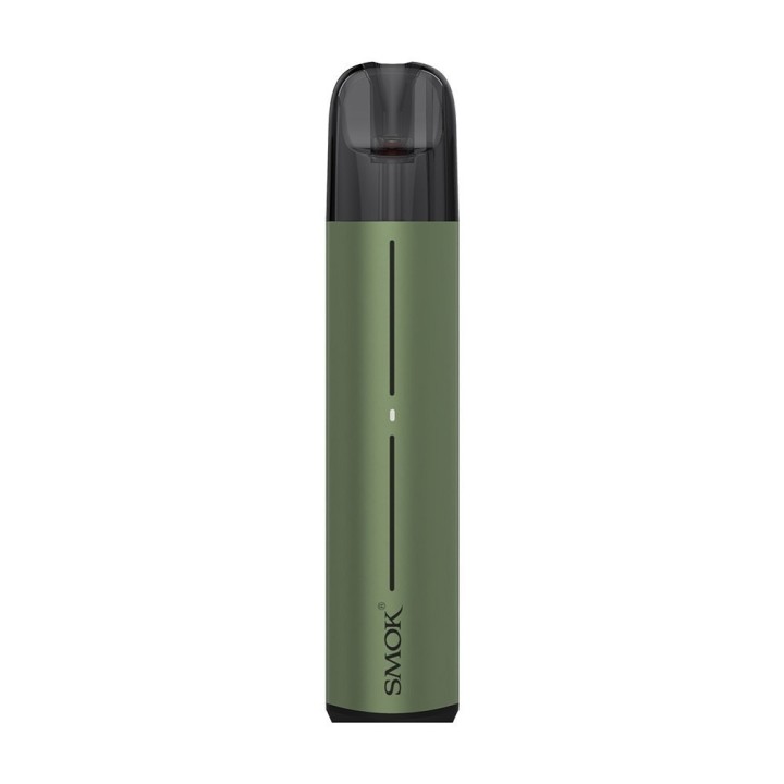 Smok Solus 2 Pod Mod yeşil renkli, kompakt elektronik sigara cihazı fotoğrafı.