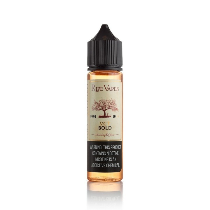 Ripe Vapes VCT Bold 60ml E Likit, Tütün Aromalı Nikotinli Vape Sıvısı