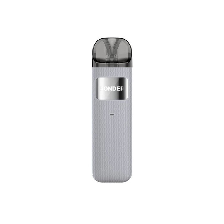 GeekVape Sonder U Pod Mod gri, kompakt ve şık elektronik sigara.