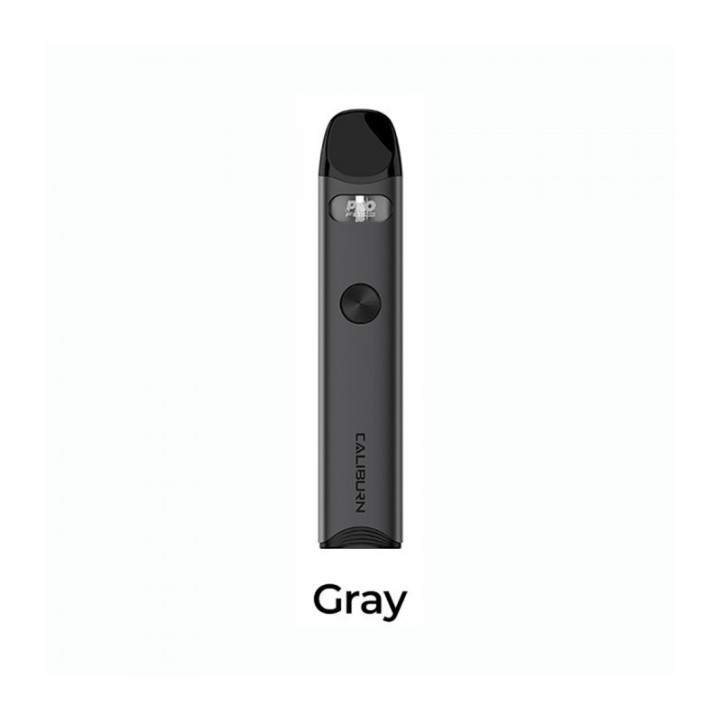 Uwell Caliburn A3 Pod Mod gri renk, kompakt ve şık elektronik sigara.