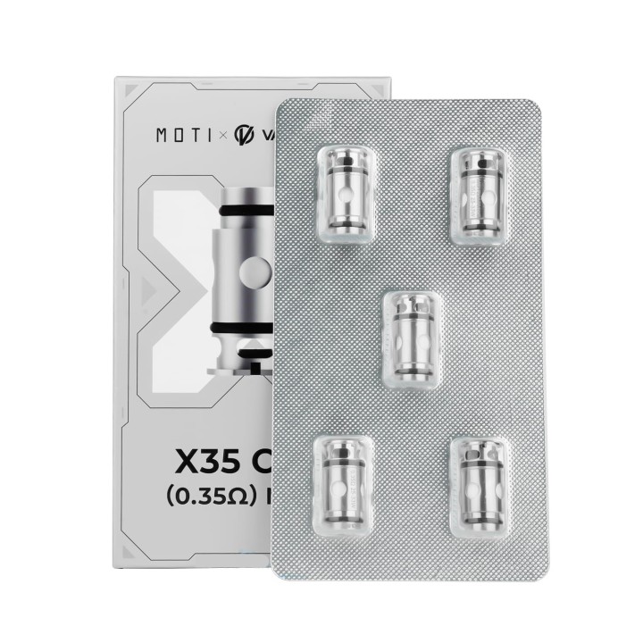 Vaporesso Moti X Mini Coil X35 0.35ohm yedek kartuş paket içeriği