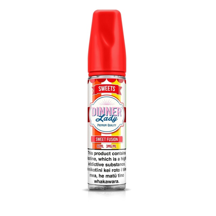 Dinner Lady Sweet Fusion E Likit 60ML Kırmızı Kapaklı Tatlı Aromalı Likit