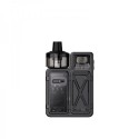 Uwell Crown M Pod Mod Siyah, şeffaf kartuşlu kompakt elektronik sigara.