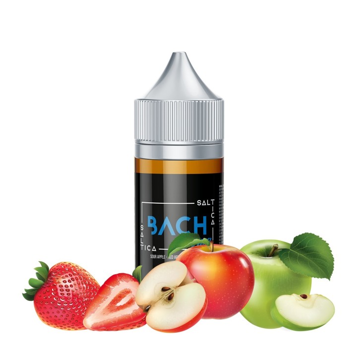 Saltica Bach Salt Likit Çilek Elma Aromalı Elektronik Sigara Likiti