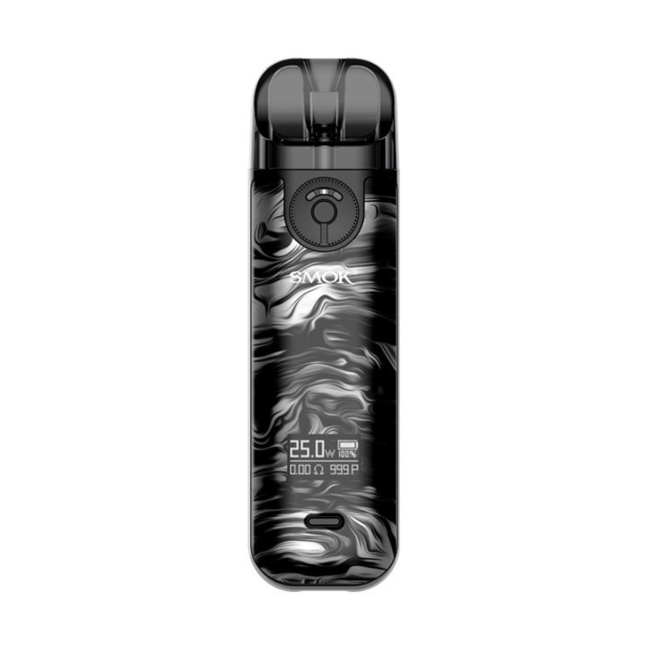 Smok Novo 4 Pod Mod Siyah Beyaz Mermer Desenli Elektronik Sigara