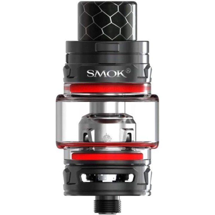 Smok TFV12 Baby Prince Kartuş siyah kırmızı, bal peteği desenli damla ucu
