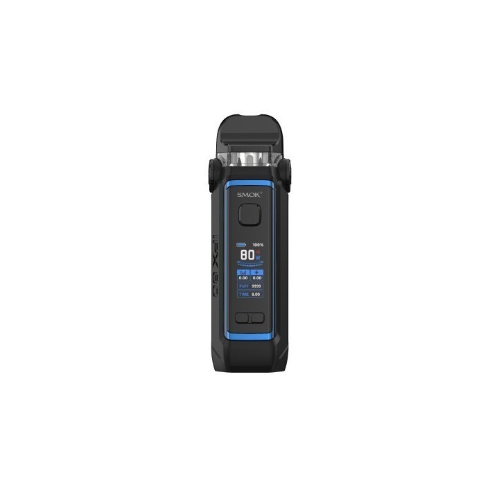 SMOK IPX 80 Pod Mod siyah mavi, 80W ekranlı elektronik sigara