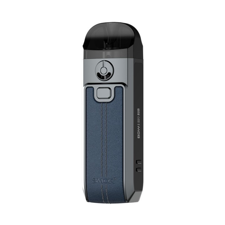 Smok Nord 4 Pod Mod Mavi Deri Doku, Ayarlanabilir Watt Vaping Cihazı