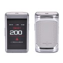 GeekVape T200 Pod Mod gümüş renkli, dokunmatik ekranlı, 200W elektronik sigara.