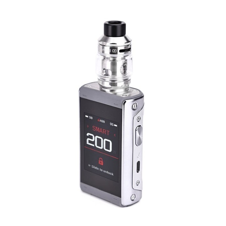 GeekVape T200 Pod Mod Gümüş Renk, Büyük Ekranlı Vape Cihazı