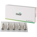 Eleaf EC Coil yedek parça, 5'li paket, metal görünüm.