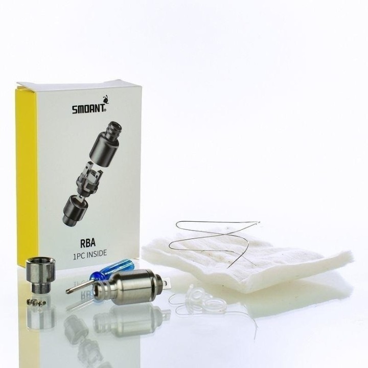 Smoant Pasito RBA Coil yedek parça kiti, tel ve pamuk dahil.