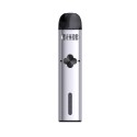 Uwell Caliburn Explorer Pod Mod gümüş renkli, kompakt ve şık e-sigara modeli.