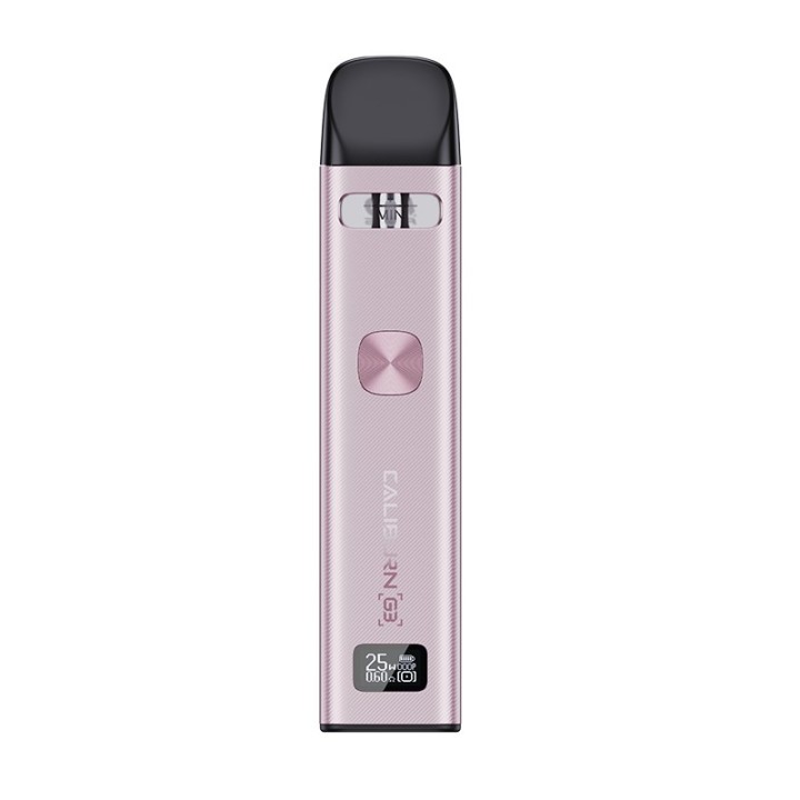 Uwell Caliburn G3 Pod Mod pembe renkli, ince ve şık elektronik sigara.