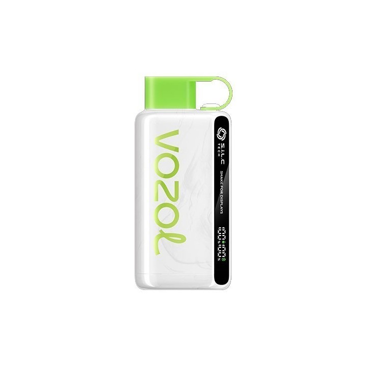 Vozol Star 12000 Beyaz Yeşil Kullan At Vape Cihazı Dijital Ekranlı