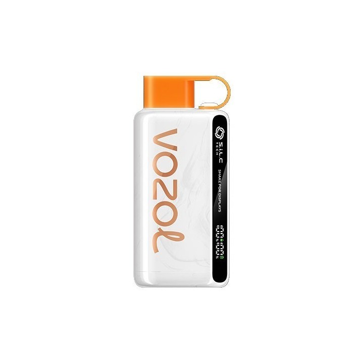 Vozol Star 12000 Beyaz Mermer Desenli Turuncu Kapaklı Kullan At