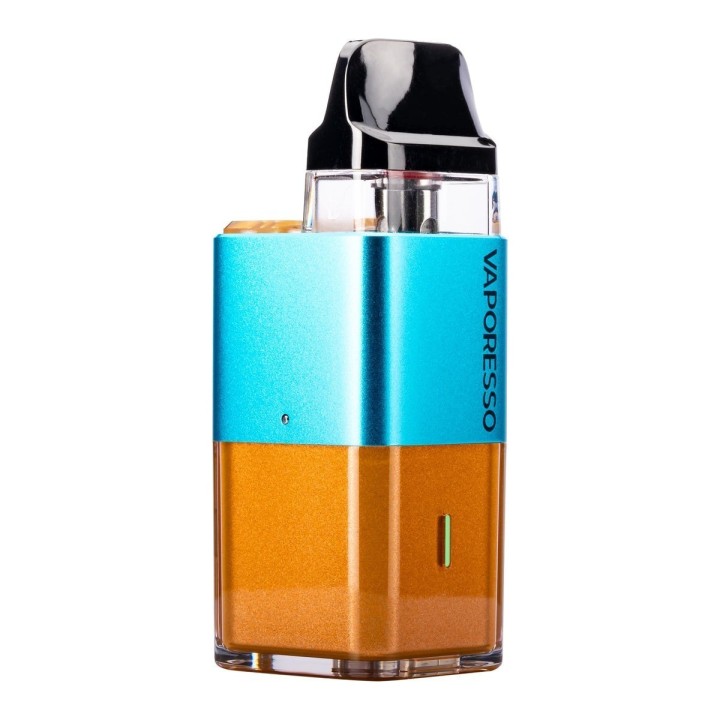 Vaporesso Xros Cube Pod Mod turkuaz-turuncu renkli kompakt elektronik sigara