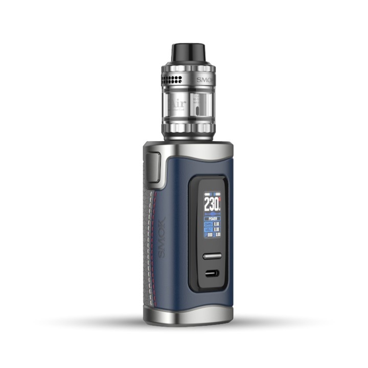 Smok Morph 3 Pod Mod, Mavi Deri Kaplama, Yüksek Watt Elektronik Sigara