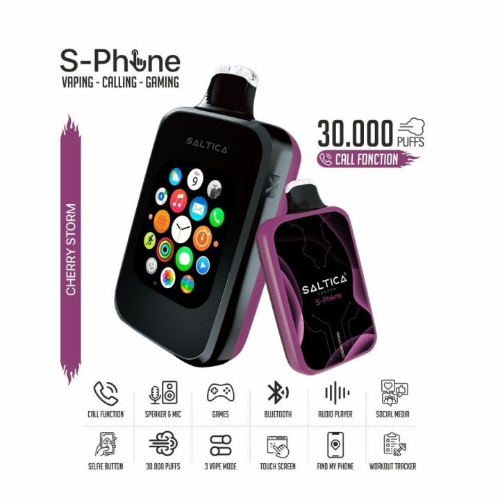 Saltica SPhone 30000 Cherry Storm Kullan At Elektronik Sigara