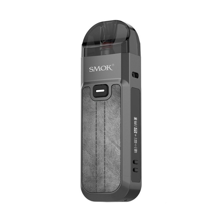 Smok Nord 5 Pod Mod Gri Koyu Gri Deri Kaplama Vape Cihazı