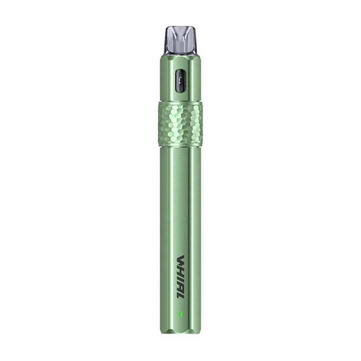 Uwell Whirl F Pod Mod yeşil, kompakt ve taşınabilir elektronik sigara cihazı.