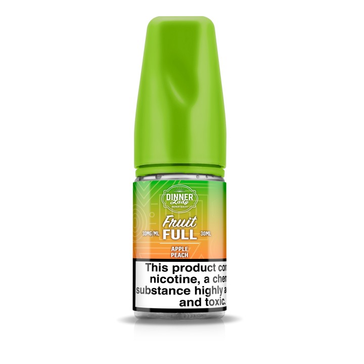Dinner Lady Apple Peach Salt Likit, Yeşil Kapaklı, 30ML