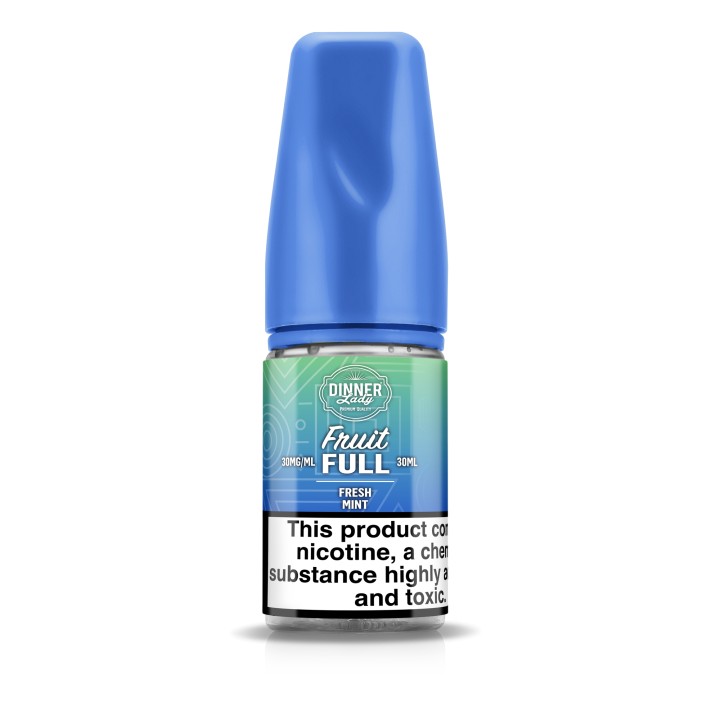 Dinner Lady Fruit Full Fresh Mint Salt Likit 30ML Mavi Kapak