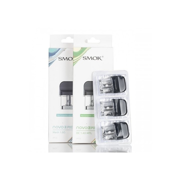 Smok Novo 2 Kartuş Mesh 1.0ohm & DC 1.4ohm MTL Yedek Pod Seti