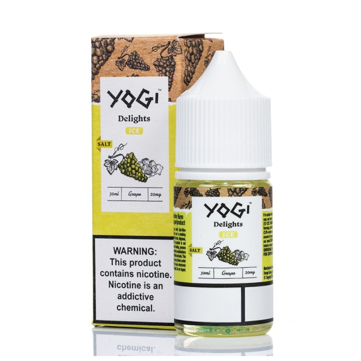 Yogi Delights White Grape Ice Salt Likit 30ml 20mg Salt Likit