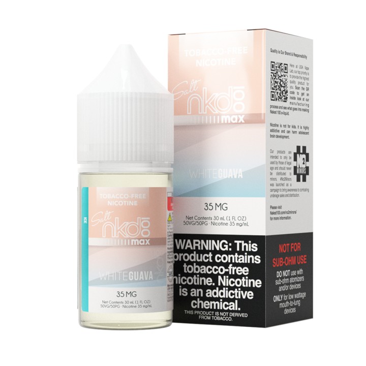 NKD Salt White Guava Ice 35mg Salt Likit 30ml Nikotinli