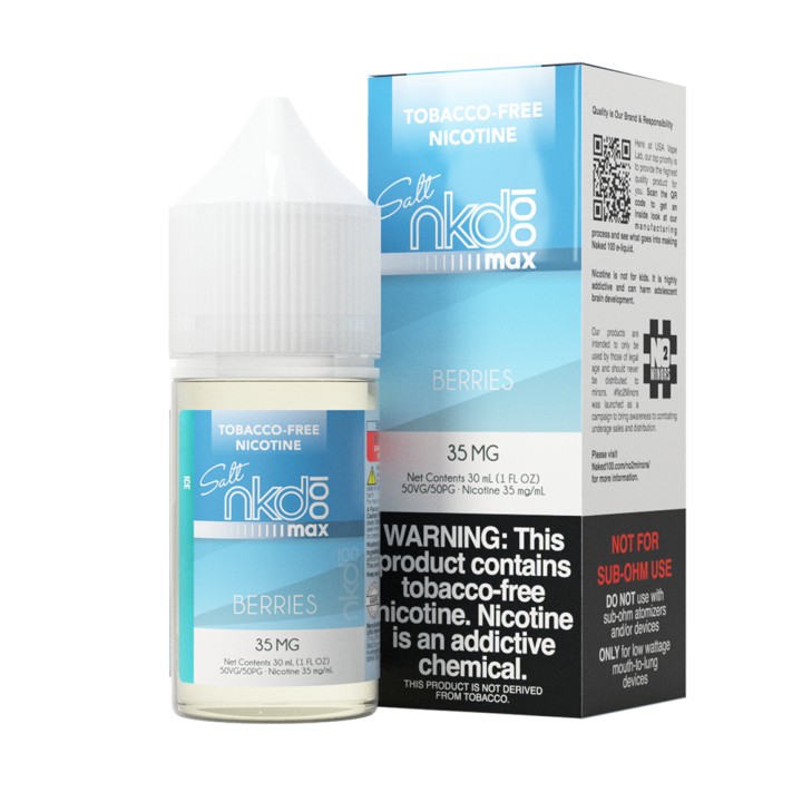 Naked Berries Ice Salt Likit 35mg Tütünsuz Nikotin Berries Aromalı