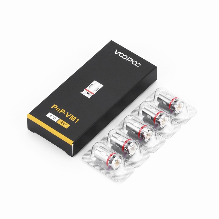 Voopoo PnP-VM1 0.3ohm Coil 5li Paket, Siyah Kutu