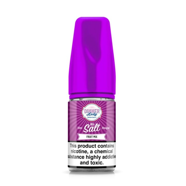 Dinner Lady Fruit Mix Salt Likit 30ml Mor Kapak Nikotinli E-Likit