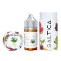 Saltica Ice Menthol Salt Likit 35mg şişe ve kutu ambalajı