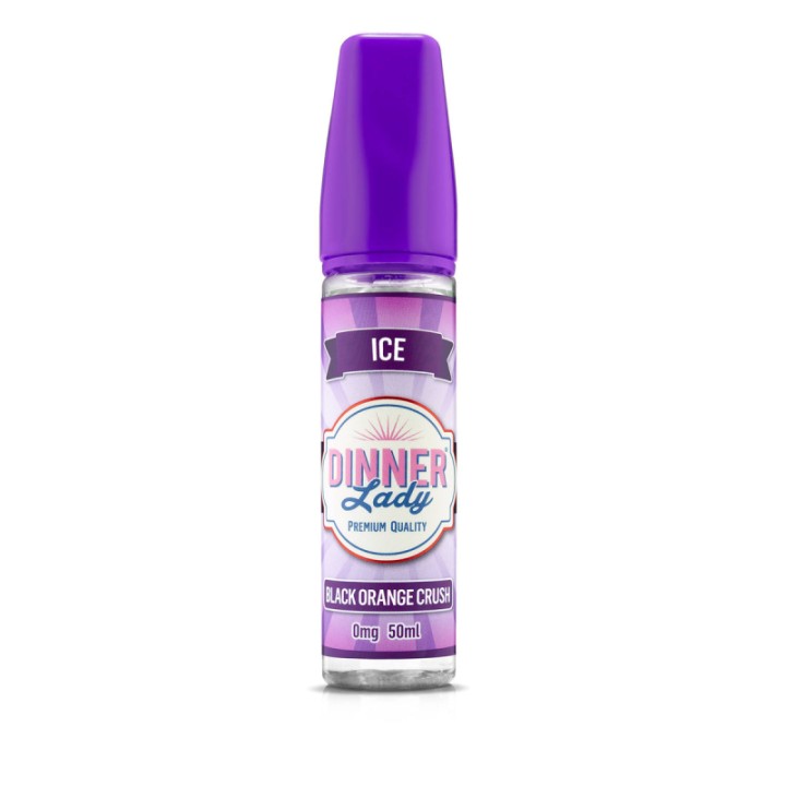 Dinner Lady Ice Black Orange Crush E Likit 50ml Mor Kapaklı Likit Şişesi