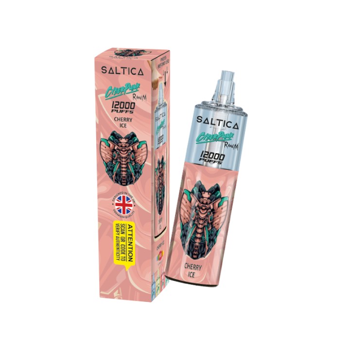 Saltica Cyberpunk 12000 Cherry Ice Kullan At Tek Kullanımlık Pod