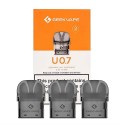 GeekVape U0.7 Kartuş 3'lü Paket, 0.7ohm Coil, Gri