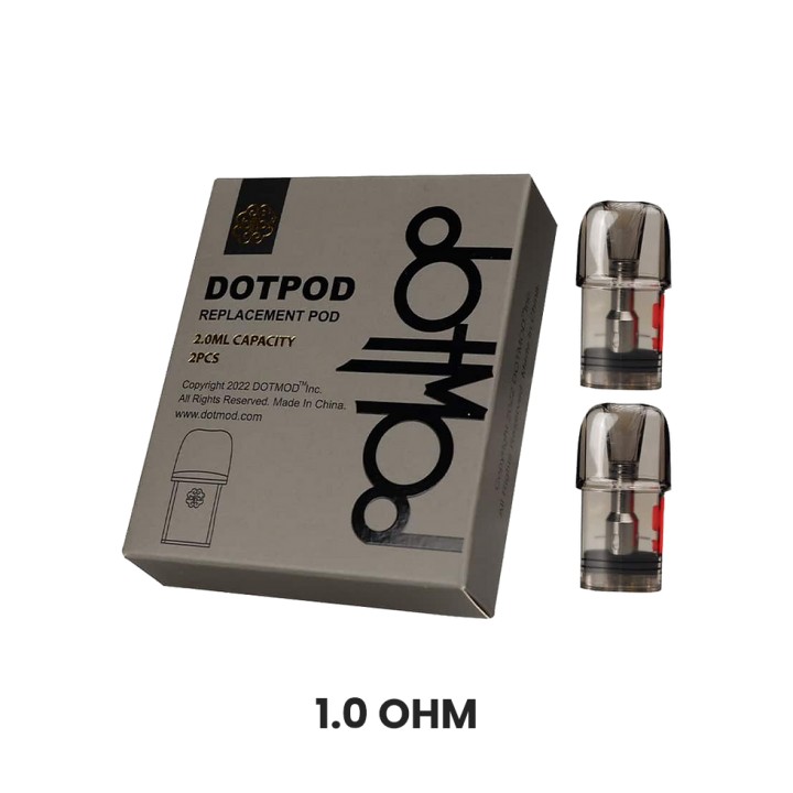 DotMod DotPod Nano 1.0 Ohm Kartuş 2'li Paket 2.0ML Yedek Coil