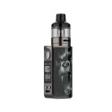 Vaporesso Luxe 80 Pod Mod gri goril desenli, dijital ekranlı elektronik sigara.