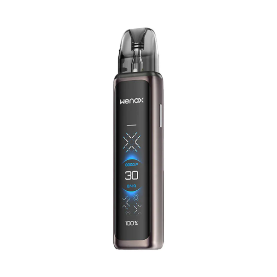 GeekVape Wenax Q Ultra Pod Mod Gri Metal, LED Ekranlı Elektronik Sigara