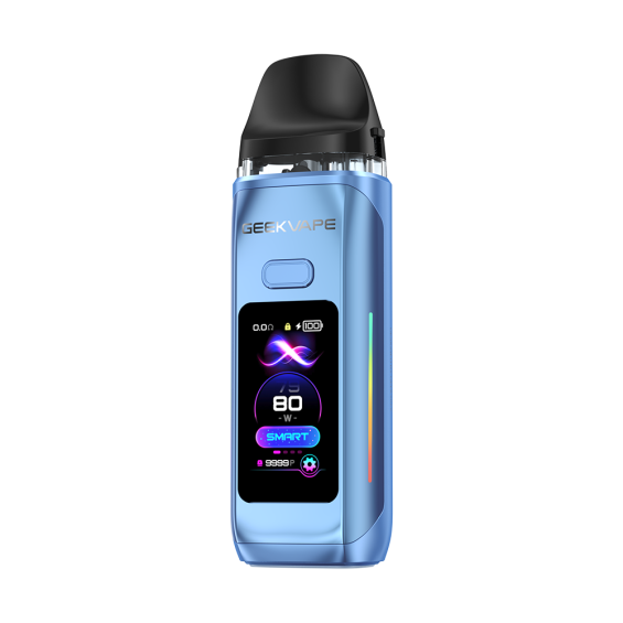 GeekVape Digi Max Pod Mod mavi renkli, dijital ekranlı elektronik sigara