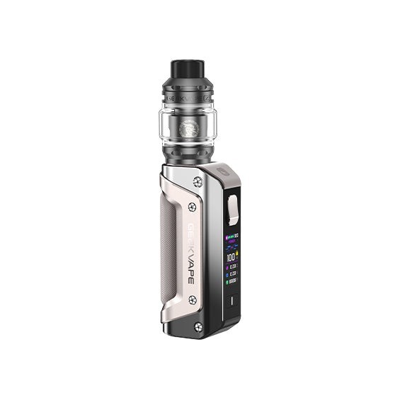 GeekVape Aegis Solo 3 Pod Mod Gümüş/Açık Gri, Dayanıklı Elektronik Sigara