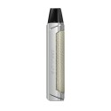 GeekVape Aegis 1FC Pod Mod gümüş renkli, deri detaylı kompakt elektronik sigara