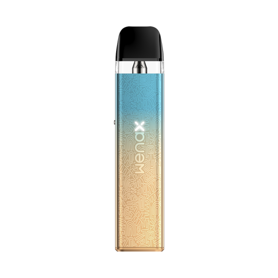 GeekVape Wenax Q Mini Pod Mod, Mavi-Sarı Desenli, Kompakt Vape