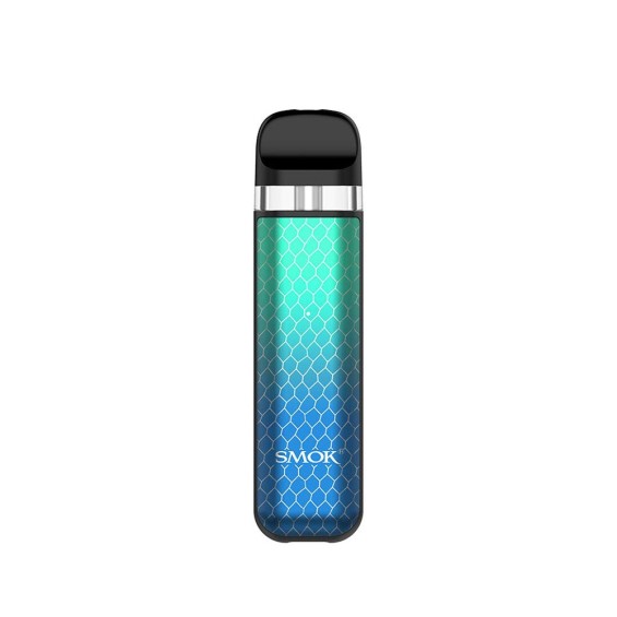 SMOK NOVO 2X Pod Mod Mavi-Yeşil Gradyanlı Balık Skalası Desenli