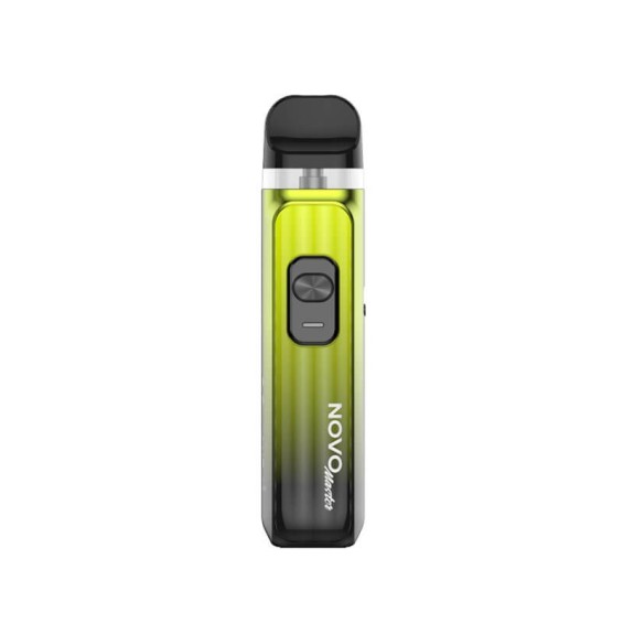 Smok Novo Master Pod Mod yeşil-siyah renkli, ayarlanabilir watt özellikli elektronik sigara.