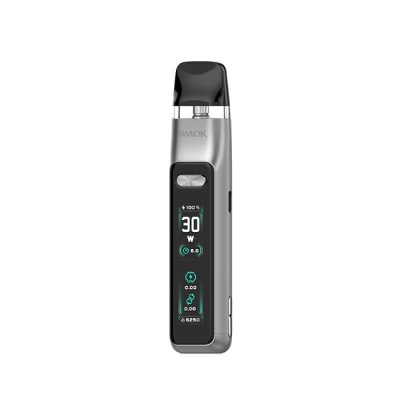 Smok NOVO GT Pod Mod Gümüş renkli, dijital ekranlı elektronik sigara