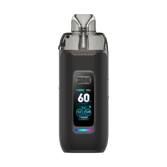 Siyah OXVA V Prime Pod Mod, 60W ekranlı, şık elektronik sigara
